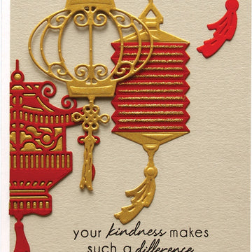 Spellbinders Shapeabilities Dies By Lene Lok - Lanterns 1.35" To 4.1"