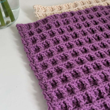 Waffle dishcloth