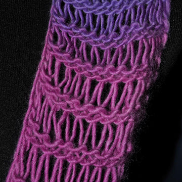 Cascading Falls Drop Stitch Infinity Scarf