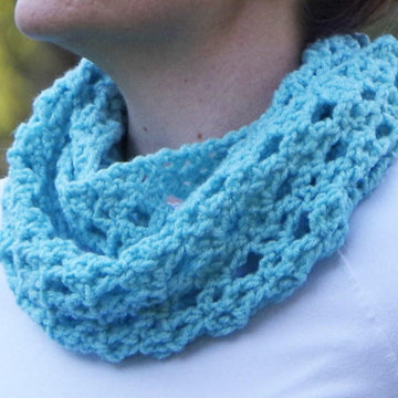 Diamond Lace Infinity Scarf for Girls and Ladies