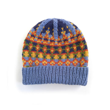 SCHAPKA Fair Isle Hat