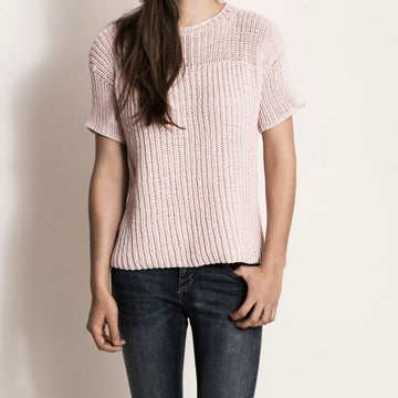 Ashby Tee in Blue Sky Fibers Skinny Cotton - 20161 - Downloadable PDF