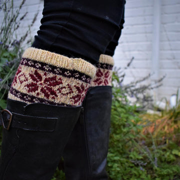 Snowflakes Boot Cuffs