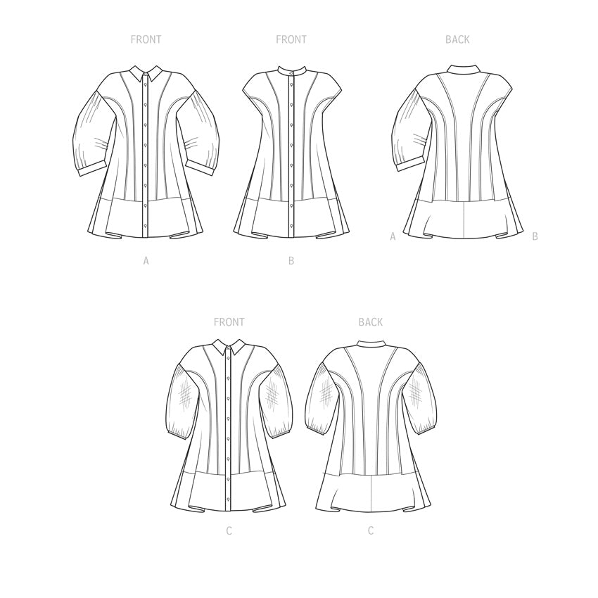 Simplicity Misses' Button Down Dress S9641 - Sewing Pattern