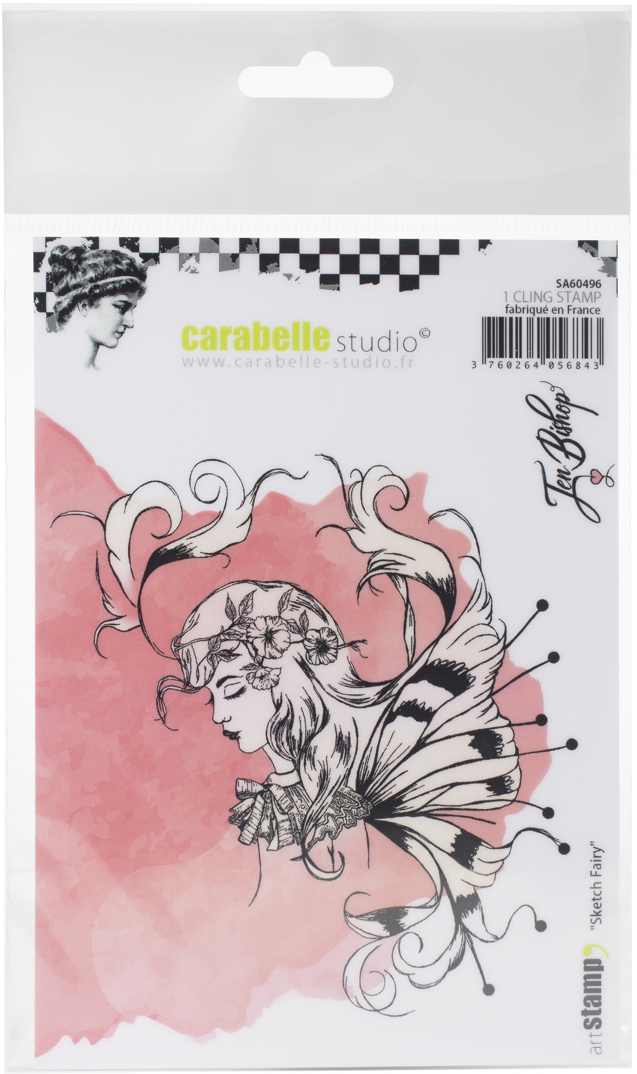 Carabelle Studio Cling Stamp A6 By Jen Bishop - Sketch Fairy