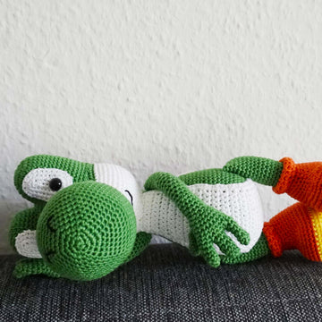 Amigurumi Häkelanleitung Yoshi