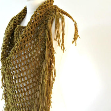 Mesh Loop Triangle Scarf