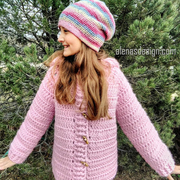 Variegated Slouchy Hat