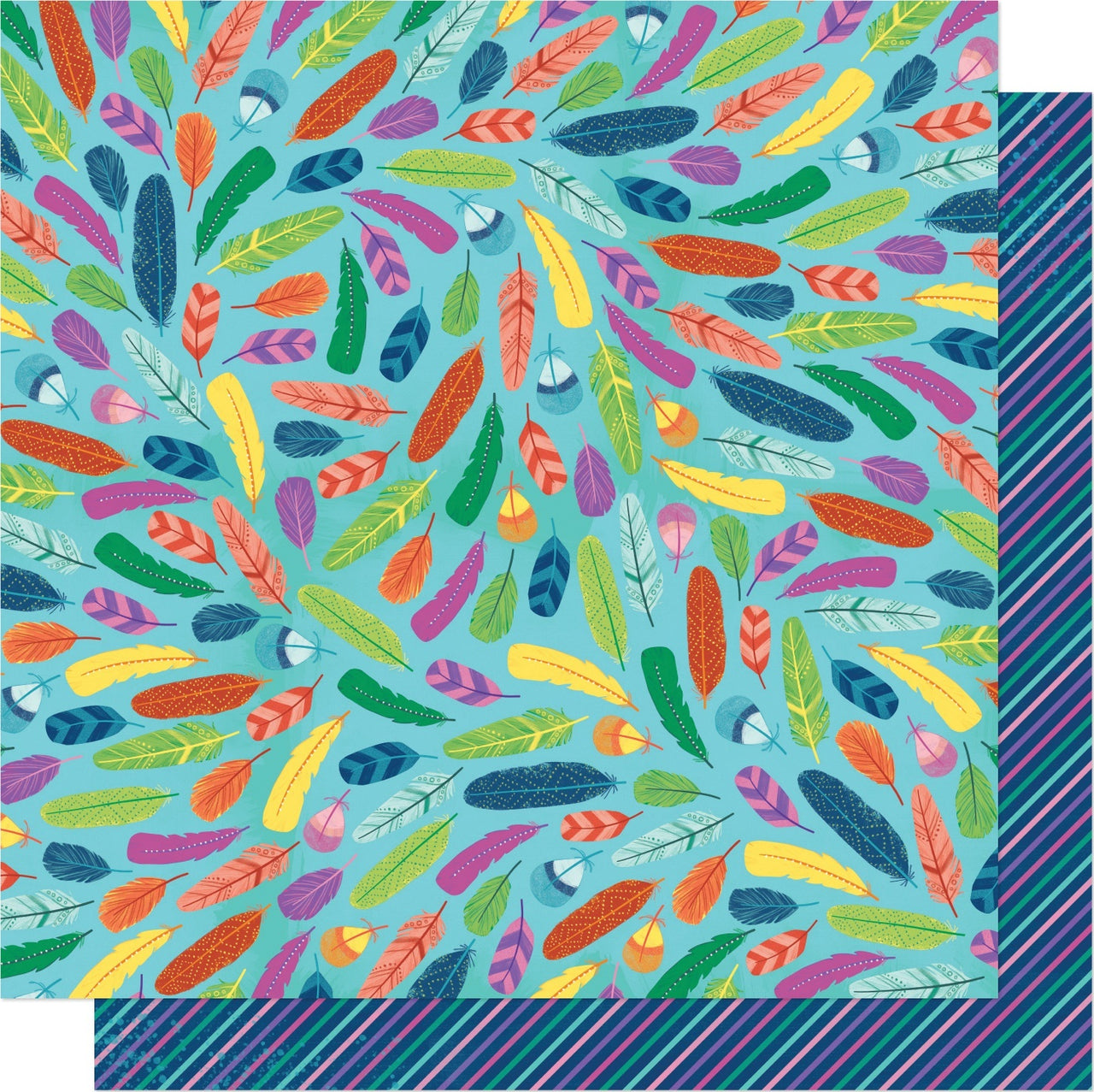 American Crafts Shimelle Never Grow Up Double-Sided Cardstock 12"X12" 25/Pkg - Fly Free