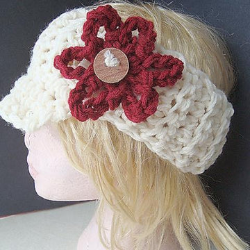 Visor Headband | Crochet Pattern 216
