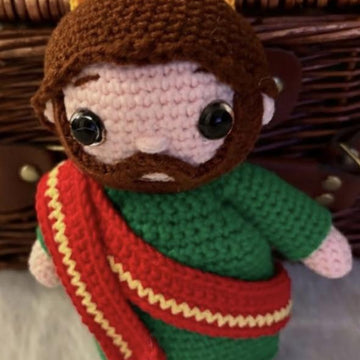 St. Jude Thaddeus Amigurumi Pattern - Available in English and Portuguese