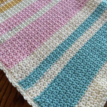 Pastel Stripes Baby Blanket