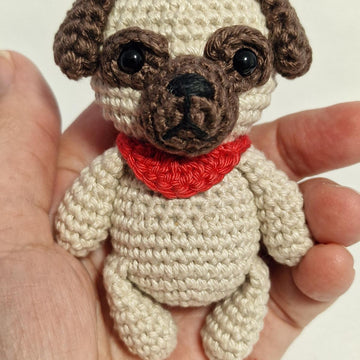 Pug Dog Bag Charm