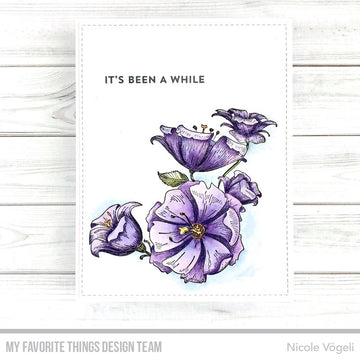 My Favorite Things Cling Rubber Stamp - Floral Fantasy