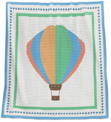 Crochet Baby Blanket - Hot Air Balloon