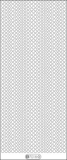Elizabeth Craft Designs Elizabeth Craft Glitter Dots Assorti Peel-Off Stickers - Gold