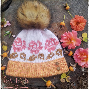 Autumn Rose beanie