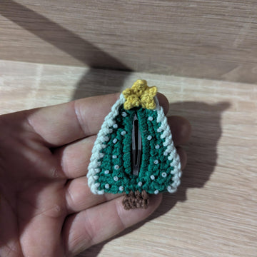 Christmas Tree Hair Clip English-US