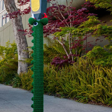 Crochet Snake Yarnbomb