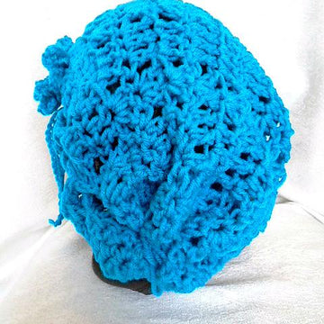 841 Peacock Slouchy Hat