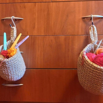 Hanging baskets for kitchen