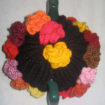 Coral Flower Tea Cosy