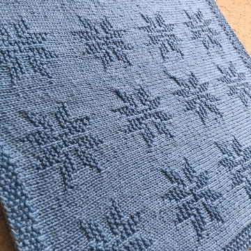 Snowflake Baby Blanket