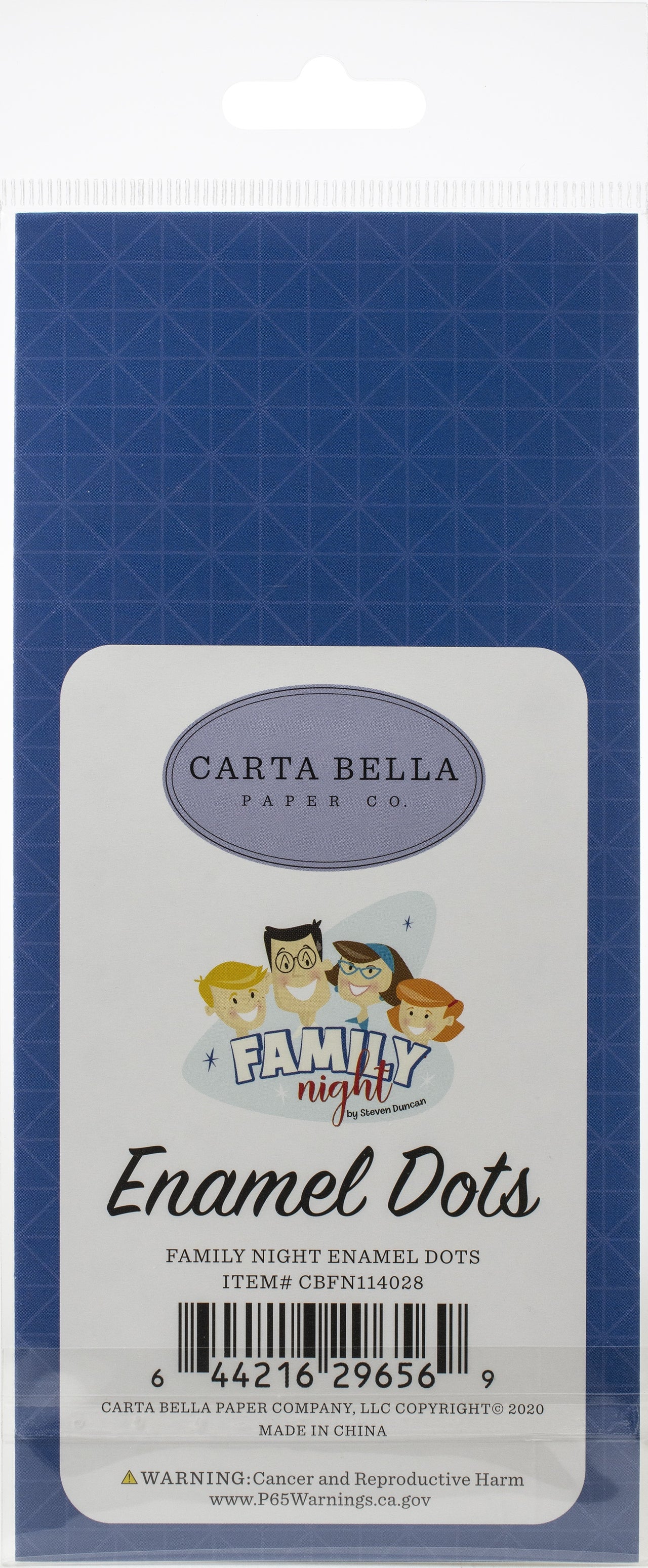 Echo Park Paper Carta Bella Adhesive Enamel Dots 60/Pkg - Family Night