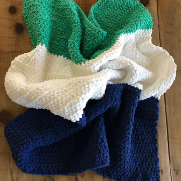 Color Block Baby Blanket