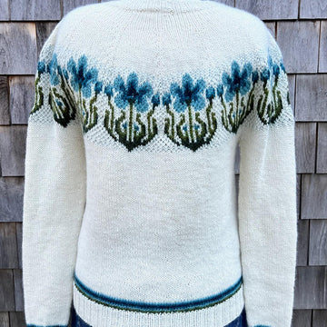 Blue Lilies Pullover