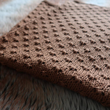 Knot Stitch Baby Blanket