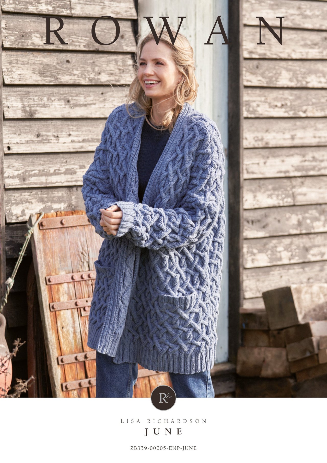 June Cardigan in Rowan Four Seasons - Downloadable PDF