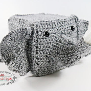 Elephant Tissue Box Cover