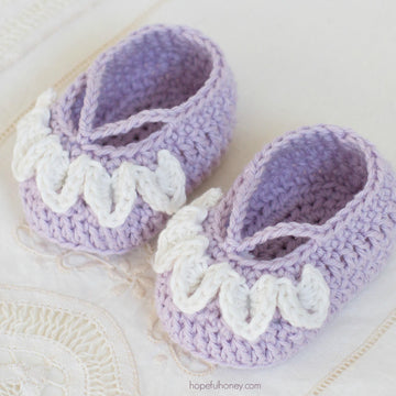 Sugar Plum Fairy Baby Booties
