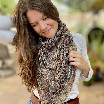 Willow Drift Triangle Shawl