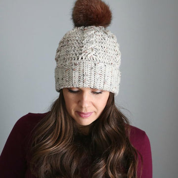 Rustic Cabled Toque