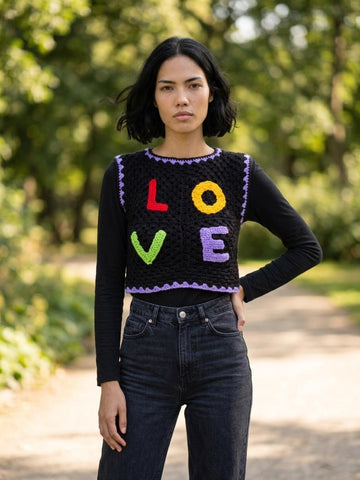 Love Crochet Tank Top