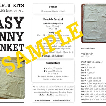 Easy Bunnies Baby Blanket