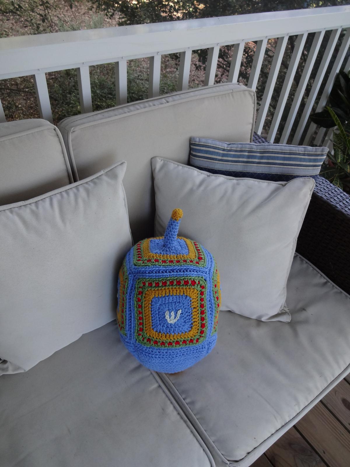 Giant Plush Hanukkah Dreidel