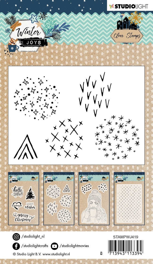 Studio Light Winter Joys Clear Stamps - NR. 419