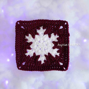 Large Snowflake Granny Square