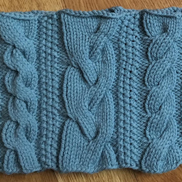 Cabled Sampler Cowl