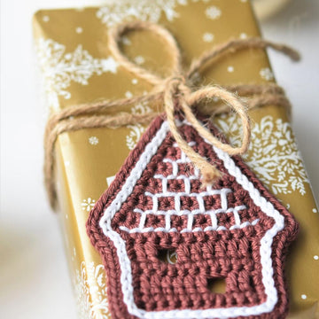 Gingerbread house ornament