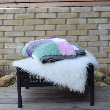 Furry Squares Blanket