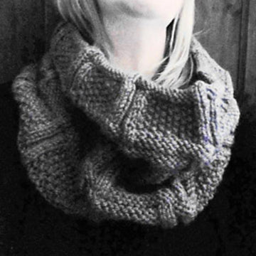 Aran Moss and Rib Cowl, Scarf, Neck Warmer