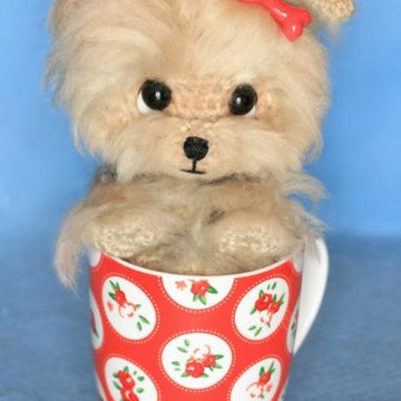 Cream, Coffee and Cookie, the Three Yorkie Puppies
