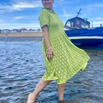 Gathered Collared Dress
