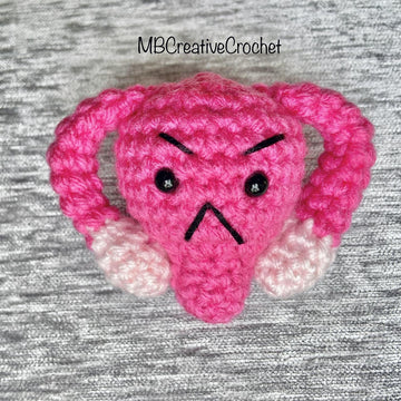 Uterus mini keychain