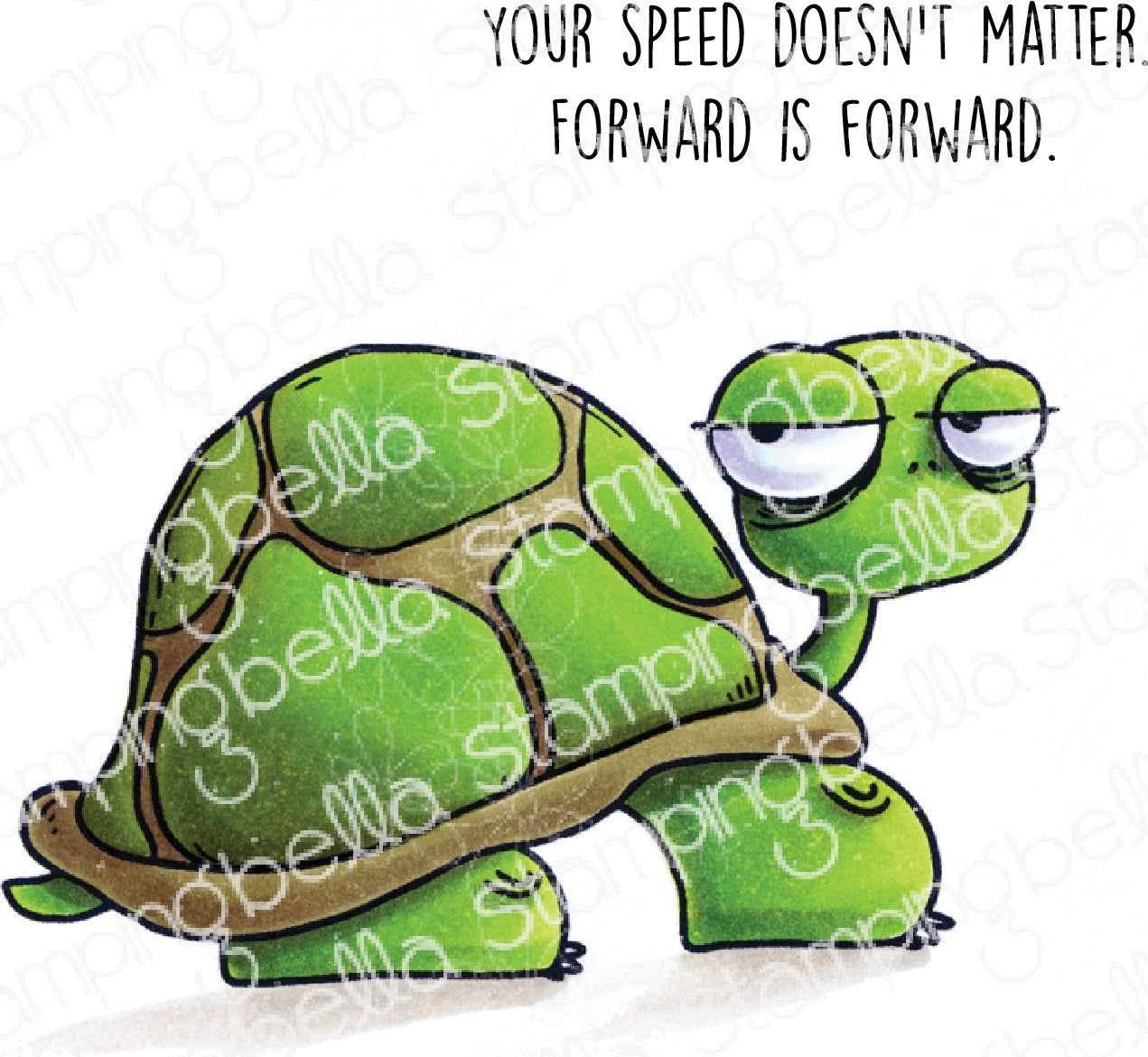 Stamping Bella Cling Stamps - Oddball Turtle