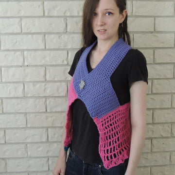 Relaxed Lacy Vest